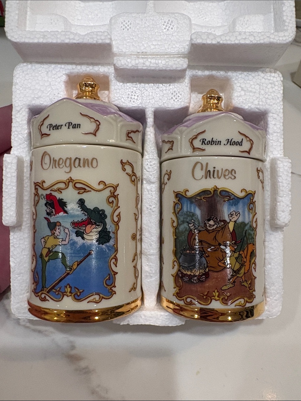 Lenox Disney Spice Jars